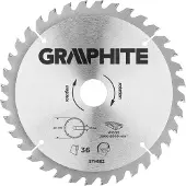 Graphite Widia zaagblad, 205 x 30 mm, 36 tanden