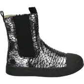 Shoesme enkelboots zwart/zilver Meisjes Imitatieleer Meerkleurig - maat 28