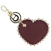 Etienne aigner Fashion Sleutelhanger Leer 7.5 cm rood