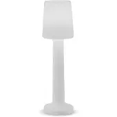 New Garden Carmen vloerlamp hoogte 165 cm daglicht, wit / opaal, Kunststof, Modern
