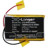 123accu Roberts D8110-21-00447 accu (1850 mAh, huismerk)