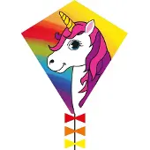 Invento eenlijnskindervlieger Eddy Unicorn 45 x 50 cm