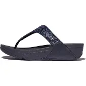 FitFlop Women Lulu Crystal-Mix Toe-Post Sandals Midnight Navy-Schoenmaat 40