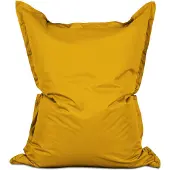 Lumaland - Grote luxe XXL zitzak - 380 liter vulling - 140 x 180 cm - geschikt voor Indoor & Outdoor - verkrijgbaar in verschillende kleuren - Mosterdgeel