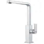 Franke Mythos, Tahem, Roestvrij staal, Greep met hendel, Zelfaanzuigend, Type L, 40 x 40 mm