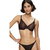 Triumph Voorgevormde bh Signature Sheer | Maat: 90F | Kleur: Zwart