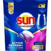SUN Brilliant Shine All-in 1 Vaatwastabletten 34 Stuks