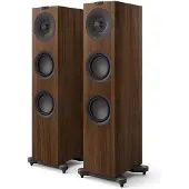 KEF Q7 Meta - Vloerstaande Speaker - Walnoot