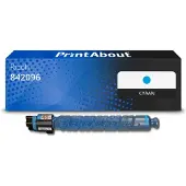 PrintAbout Toner 842096 (MP C406) Cyaan geschikt voor Ricoh