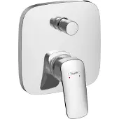 Hansgrohe Logis inbouw badmengkraan met zekerheidscombinatie chroom