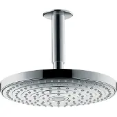 Hansgrohe Raindance Select S hoofddouche 240 2jet met plafondaansluiting, chroom