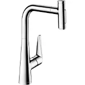 Hansgrohe Talis Select M51 M5117-H300 ééngreeps keukenmengkraan met uittrekbare vuistdouche, chroom