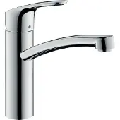Hansgrohe focus m41 eengreeps keukenmengkraan 160 ecosmart, chroom