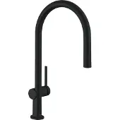 Hansgrohe Keukenkraan Talis, uittrekbare douchekop, matzwart, matzwart, 1 uittrekbare douchekop