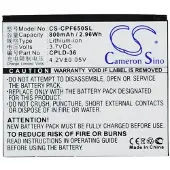 123accu Coolpad CPLD-36 accu (800 mAh, huismerk)