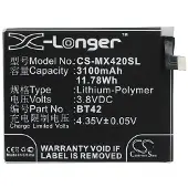 123accu MeiZu BT42 accu (3100 mAh, huismerk)