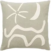 Ferm Living Kove Applique Kussen Elm Green