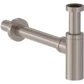 May Designsifon - Geborsteld Nickel PVD - Messing - 8718835383152 - Wastafels, Sifons