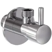 May Hoekstopkraan G1/2" x G3/8" Chroom