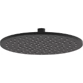May Hoofddouche Medium 25 cm met Antikalk Nozzles Mat Zwart PED