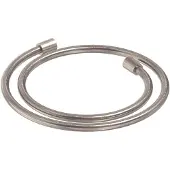 May Doucheslang Smooth 125 cm Geborsteld Nickel PVD