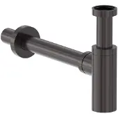 May Designsifon geborsteld carbon black pvd