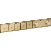 Hansgrohe rainselect thermostaat inbouw voor 4 functies, brushed bronze