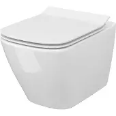 Cersanit City - Hangend toilet met SoftClose zitting, CleanOn, wit S701-405