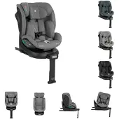 Kikkaboo 40-150 Cm I-twist I-size Car Seat Zwart Kinderen