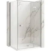 REA Atlas 120X100 Left - Douchecabine - Chroom - 120X100X200Cm