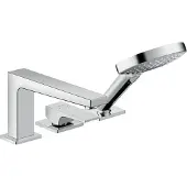 Hansgrohe Metropol 3-gats Badmengkraan inbouw Chroom
