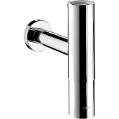 Hansgrohe Universeel Flowstar Premium verstelbare designbekersifon 5/4" m. muurbuis m. rozet chroom