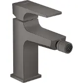 Hansgrohe Metropol ééngreeps bidetmengkraan mer afvoerpluggarnituur, Brushed Black Chrome