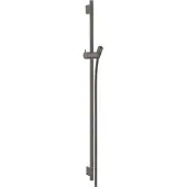 Hansgrohe unica s puro glijstang 90 cm met doucheslang, brushed black chrome