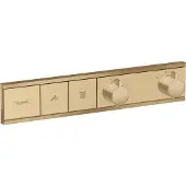 Hansgrohe rainselect thermostaat inbouw voor 2 functies, brushed bronze