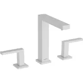 Hansgrohe Tecturis E 3-gats wastafelkraan 150 met afvoerplug, mat wit