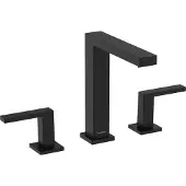 Hansgrohe Tecturis E - Wastafelkraan - 3-gats uitvoering - Met afvoerplug - 150mm maat - Mat Zwart