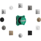 Hansgrohe showerselect comfort q thermostaat inbouw, brushed bronze