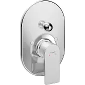 Hansgrohe rebris e eengreeps badmengkraan inbouw, chroom