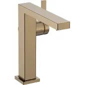 Hansgrohe Tecturis E ééngreeps wastafelkraan 150 Fine CoolStart met afvoerplug, Brushed Bronze