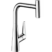 Hansgrohe talis select m51 eengreeps keukenmengkraan 300 met uittrekbare uitloop, chroom