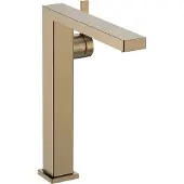 Hansgrohe Tecturis E ééngreeps wastafelkraan 240 Fine CoolStart voor waskommen met afvoerplug, Brushed Bronze