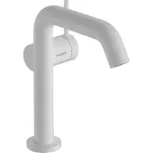 Hansgrohe Tecturis S ééngreeps wastafelkraan 150 Fine CoolStart met afvoerplug, mat wit