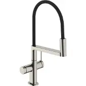 Hansgrohe talis select m54 powderspray eengreeps keukenkraan semi-pro 3jet, rvs look
