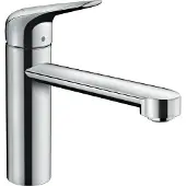 Hansgrohe Focus M42 ééngreeps keukenmengkraan 120 met CoolStart en EcoClick, chroom
