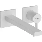 Hansgrohe Tecturis E Eéngreeps wastafelkraan inbouw voor wandmontage met uitloop 22,5 cm, mat wit