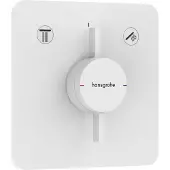 Hansgrohe duoturn q kraan inbouw voor 2 functies, mat wit