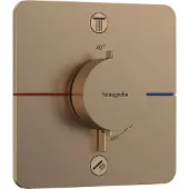 Hansgrohe ShowerSelect Comfort Q thermostaat inbouw voor 2 functies, Brushed Bronze