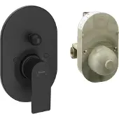 Hansgrohe Rebris E ééngreeps badmengkraan set inbouw, mat zwart