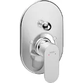 Hansgrohe rebris s eengreeps badmengkraan inbouw, chroom